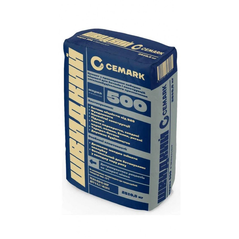 Цемент CEMARK (швидкий) CEM II/B-S 42,5 R 25КГ